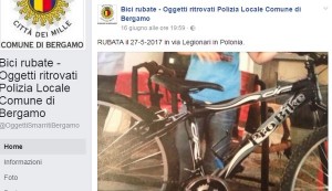 Una pagina facebook per recuperare gli oggetti ritrovati dalla Polizia Locale