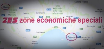 Zes Adriadica e Zes Ionica Taranto-Basilicata, per Vico sono due piani distinti