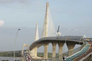 El nuevo puente Pumarejo inaugurado en Colombia, el más ancho de Latinoamérica (foto: Cortesía Ministerio de Transporte de Colombia.)