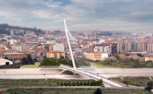 El puente de Calatrava inaugurado e Cosenza, sur de Italia