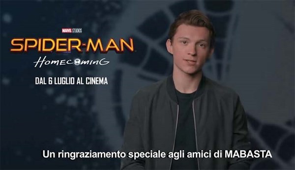 Spider-Man e Tom Holland al fianco dei ragazzi di Mabasta contro il bullismo