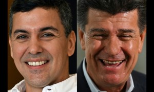 Santiago Pena ed Efrain Alegre, candidati alle elezioni in Paraguay