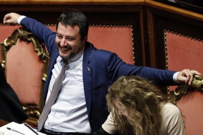 Vicepremier y ministro del Interior Matteo Salvini