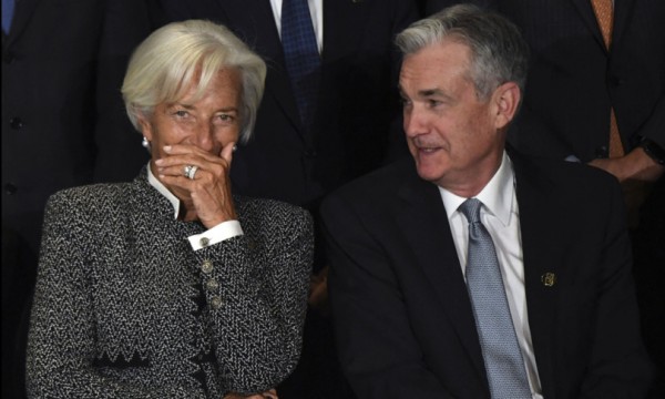 Christine Lagarde e Jerome Powell