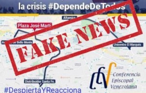 Venezuela - False informazioni sui social media attribuite alla Conferenza episcopale, la Chiesa è sempre con il popolo