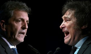 Sergio Massa e Javier Milei, candidati alla presidenza in Argentina