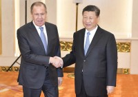 Il presidente cinese Xi Jinping ha ricevuto il ministro degli Esteri russo Sergei Lavrov