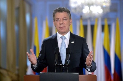 President of Colombia Juan Manuel Santos wins the 2016 Nobel Peace Prize