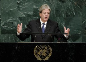 &quot;Italia reitera su llamamiento a un diálogo inmediato y de buena fe&quot; en Venezuela, afirmó el premier Paolo Gentiloni en su discurso ante la Asamblea General de la ONU. 