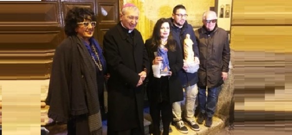 Taranto - La benedizione della nuova statua della Madonna della Chiesa di San Michele nell’Isola Madre