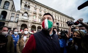 &quot;Contiamo di arrivare con Draghi a fine legislatura&quot;,”Centrodestra federato, poi candidati comuni” dice Salvini