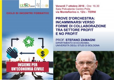 Terni - Prove d’Orchestra, nuove forme di collaborazione tra settore profit e non profit