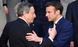 Mario Draghi ed Emmanuel Macron