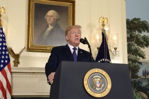 The United States, UK and France launch military strikes on Syria