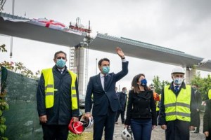 Nuovo ponte di Genova, Conte: &quot;E&#039; l&#039;Italia che sa rialzarsi&quot;