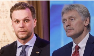 Gabrielius Landsbergis e Dmitry Peskov