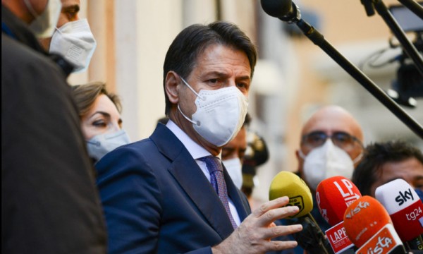 Il leader del MoVimento 5 stelle Giuseppe Conte