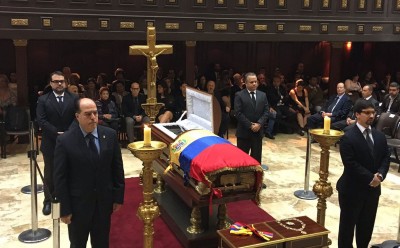 Palacio Federal Legislativo rindió homenaje a Octavio Lepage