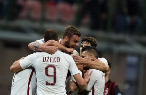 Colpo della Roma a San Siro, i giallorossi tornano secondi Milan-Roma 1:4