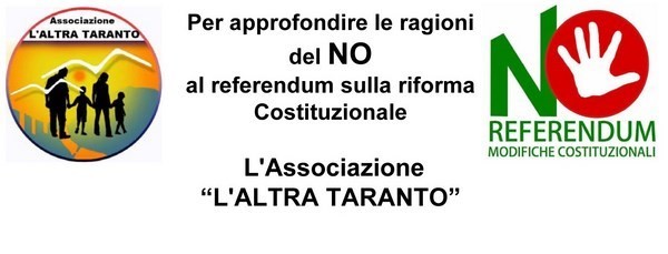 Taranto – L’associazione «l&#039;altra Taranto» su referendum e articolo quinto