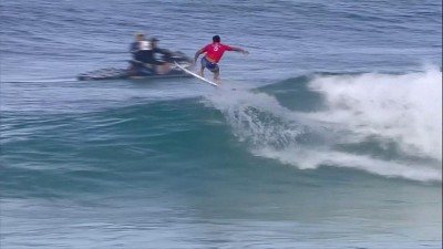 Surfing: Bourez upsets the big guns to win Banzai Pipeline