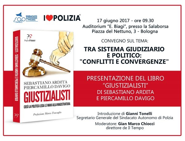 Tra sistema giudiziario e politico «conflitti e convergenze» sabato il convegno a Bologna