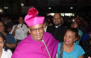 Il Vescovo Hugo Basabe  titolare della diocesi venezuelana di San Felipe