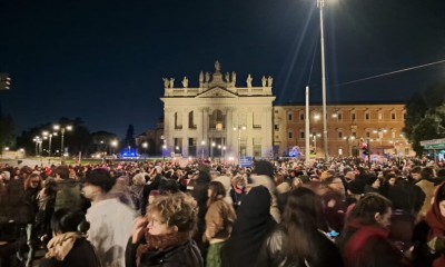  La manifestazione a Piazza San Giovanni 