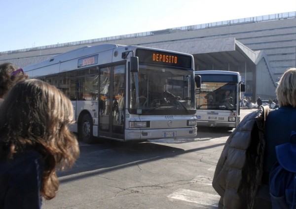 Sciopero trasporti, stazione Termini