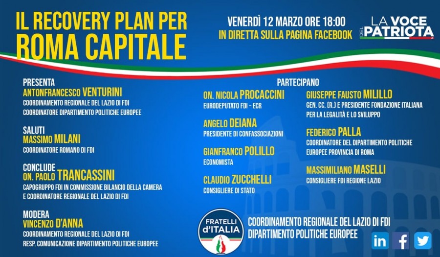 Il Recovery Plan per Roma Capitale