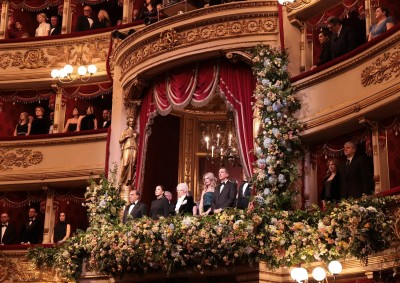Milano Teatro La Scala. Il Palco Reale
