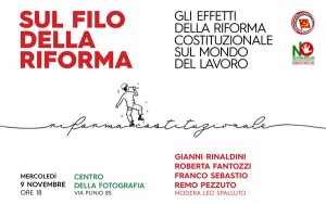 Taranto - Sul filo della riforma - Gli effetti della riforma costituzionale sul mondo del lavoro