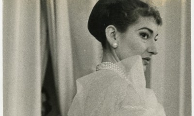 © Fotografia di Franco Gremignani - Archivio Publifoto Intesa Sanpaolo  -  Maria Callas prova abiti nell&#039;atelier Biki 