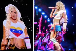 El espectacular vestuario de Karol G dedicado a Venezuela