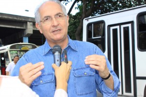 Antonio Ledezma Alcalde Metropolitano de Caracas en exilio