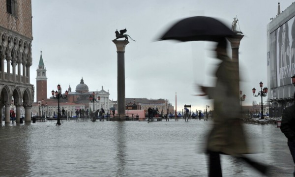 Venezia sotto la pioggia