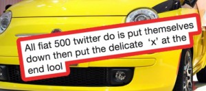 Perché in Inghilterra, su Twitter,  è comparsa una marea di messaggi che citano la Fiat 500