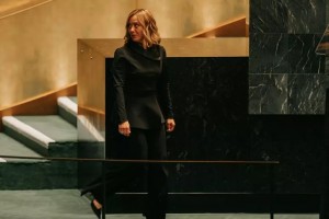 La premier Giorgia Meloni all&#039;Onu nel 2024