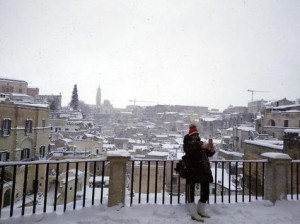 Ola de frío y nieve en Italia