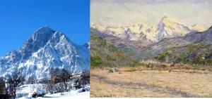 Il gran sasso e Monet