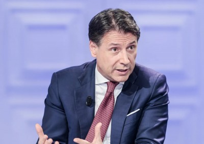 il leader M5s, Giuseppe Conte