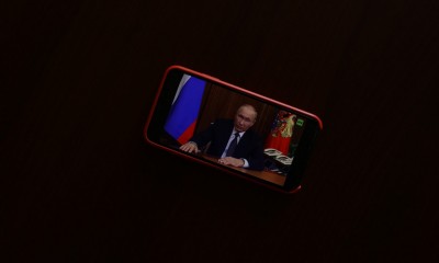 Discorso di Putin via smartphone