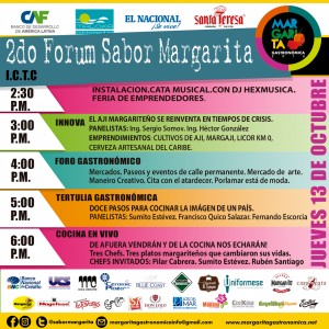 Margarita Gastronómica celebra 2do Fórum de sabores en la Asunción