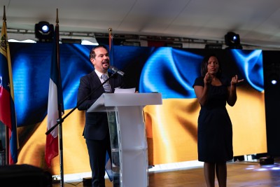 El Embajador de Francia en Venezuela, Sr. Romain Nadal