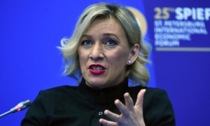 Maria Zakharova portavoce del ministero degli Esteri di Mosca