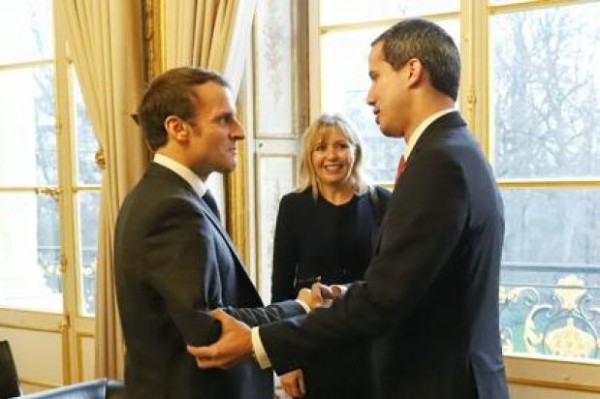 Guaidó su reunión con Macron, presidente de Francia