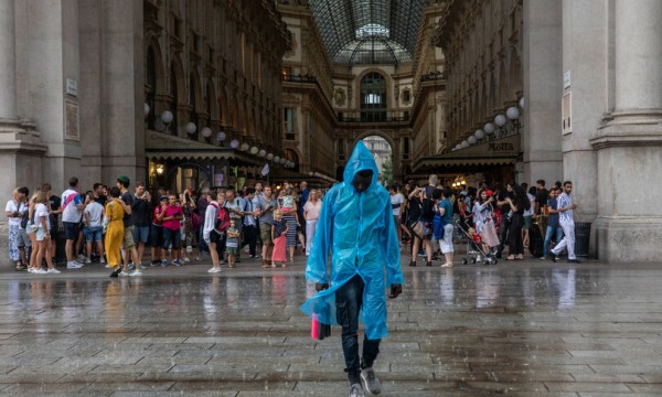 Pioggia a Milano 