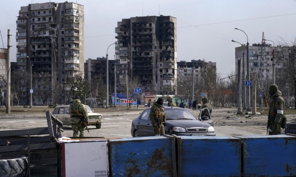 Presidio militare a Mariupol 