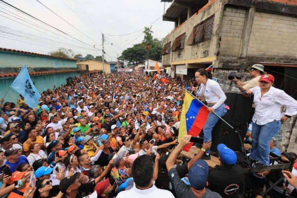 Maria Corina Machado leader dell&#039;opposizione venezuelana