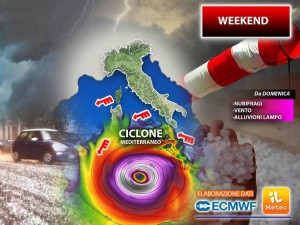 Maltempo in arrivo nel weekend 23-24 ottobre, rischio alluvioni: ecco dove